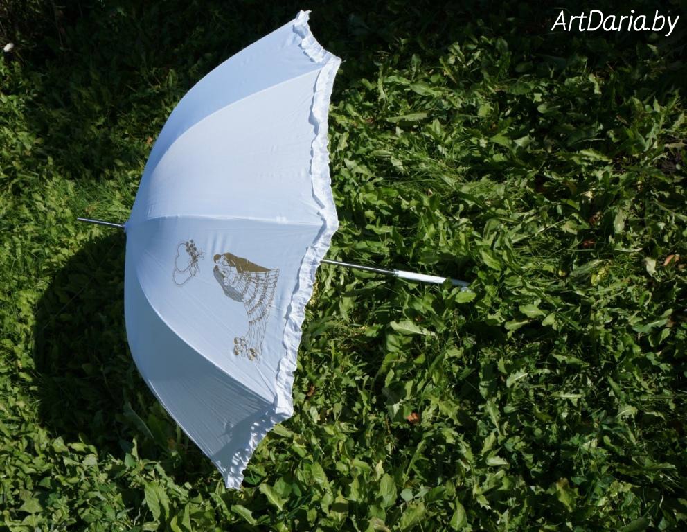 Свадебный зонтик для невесты прокат, свадебный зонтик для фотосессии прокат цена Минск.